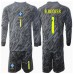 Brazílie Alisson Becker #1 Brankářské Dětské Oblečení Venkovní Dres Copa America 2024 Dlouhým Rukávem (+ trenýrky)